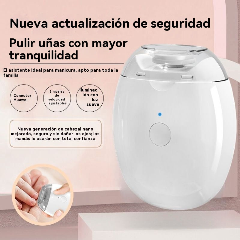 💅 ✨ Lima de uñas automática 1, cuidado de uñas seguro y delicado 👶🔧