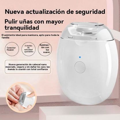 💅 ✨ Lima de uñas automática 1, cuidado de uñas seguro y delicado 👶🔧