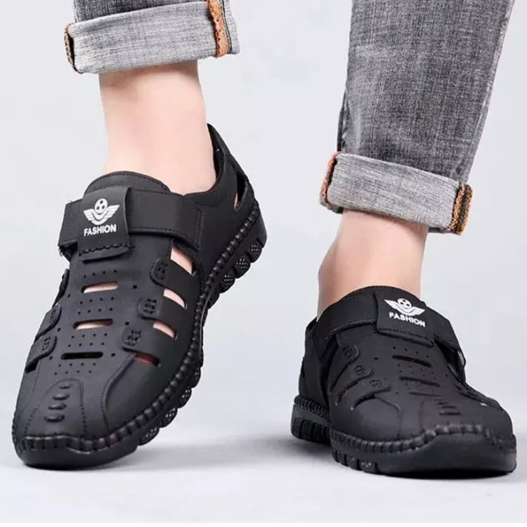🔥🔥【38-44】2025 verano nuevos zapatos casuales huecos transpirables para hombres suela suave🔥