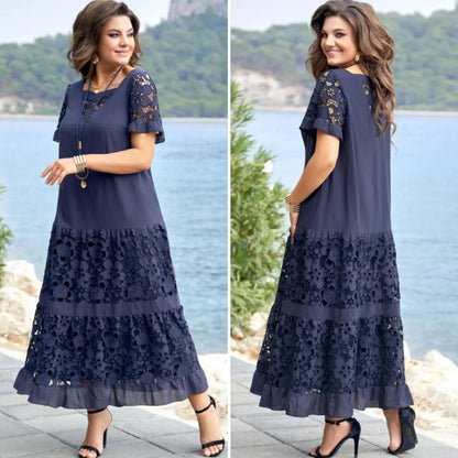 🔥💖【S-5XL】Νέο μοντέρνο φόρεμα με δαντέλα και κοψίματα του 2026