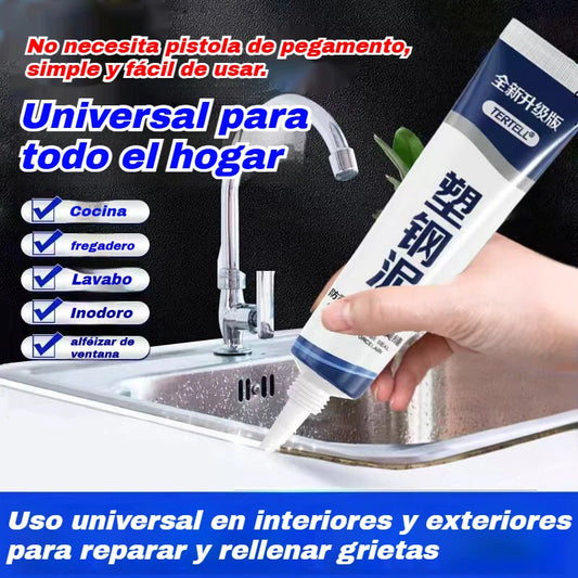 🔥Sellador blanco impermeable, a prueba de moho, de secado rápido, adecuado para cocinas, baños, inodoros, lavabos, puertas, ventanas, etc.