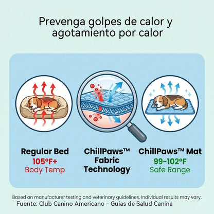 🧊⚡【xs-L】 ¡Rebajas de verano! Alfombrilla refrescante para mascotas (sin agua) – Tejido Oxford transpirable