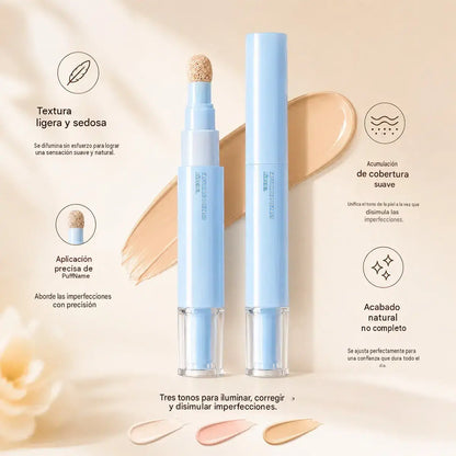 🔥🔥¡Compra uno y llévate otro gratis! 💄Corrector líquido hidratante multifuncional en formato lápiz.