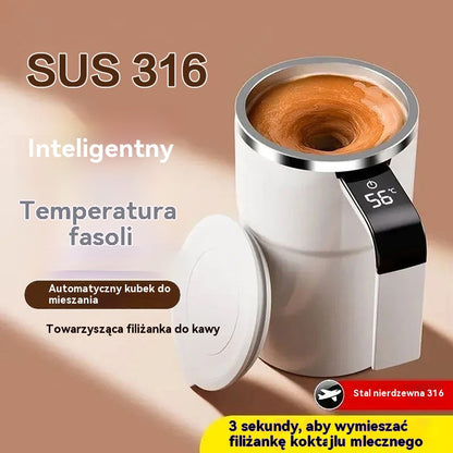 ☕🔋Zestaw kubków do kawy z możliwością ponownego napełnienia i automatycznym mieszadłem magnetycznym⚡- 4202146
