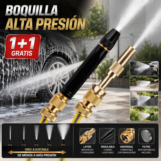 🚿[Juego de 2 piezas]💧 Pistola de agua a alta presión: lavado de autos, jardín, 10 veces más presión, multimodo ⚡-4305676