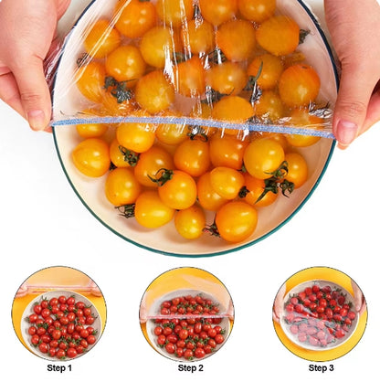 🔥【100 uds】Tapa de frescura desechable de grado alimenticio
