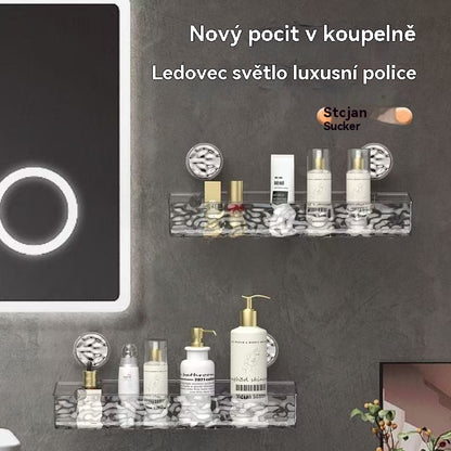 🍽️🧺🔥 Stojan na přísavky bez děrování, stylový vlnitý stojan na odpad, vhodný do kuchyně i koupelny