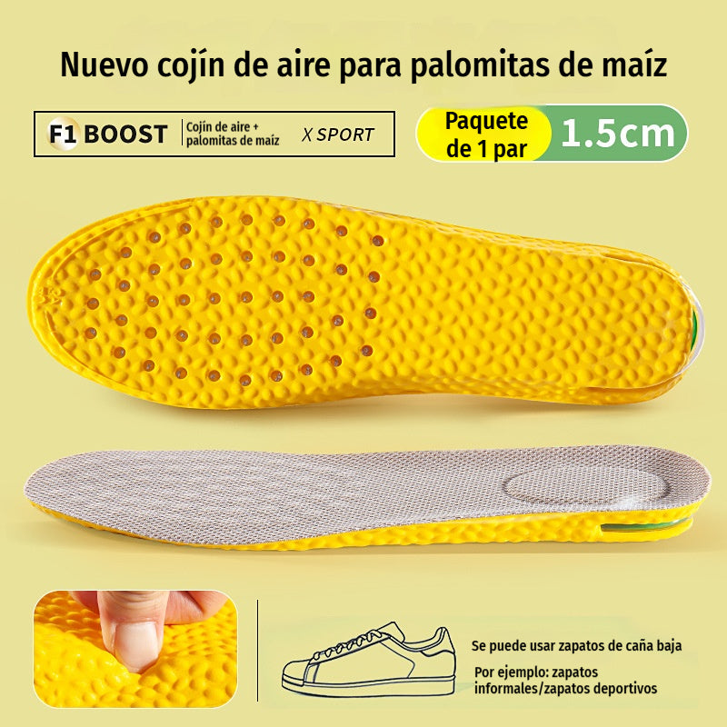 💥【Compra uno y llévate otro gratis】2 pares por 27 euros 👟Plantillas cómodas con cojín de aire y efecto de aumento de estatura 📈