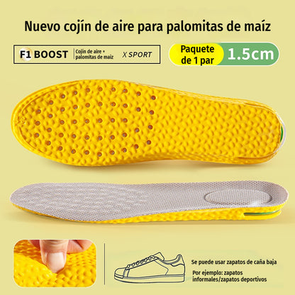💥【Compra uno y llévate otro gratis】2 pares por 27 euros 👟Plantillas cómodas con cojín de aire y efecto de aumento de estatura 📈