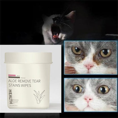 Toallitas limpiadoras para manchas de ojos de mascotas 🔥Elimina las manchas de lágrimas🔥