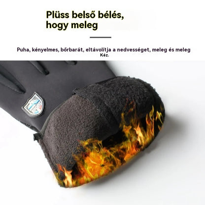🔥❄️⛷️Őszi és téli kültéri kerékpáros, hegymászó, meleg síkesztyűk, vízálló, szélálló gyapjúkesztyűk🧤- 4188991