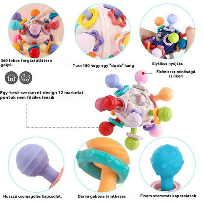 🎁【Vásárolj 1-et, kapsz 1-t ingyen】👶👶Tökéletes ajándékok fiúknak és lányoknak: Szenzoros fogzást fejlesztő játékok kisgyermekeknek - 4209587