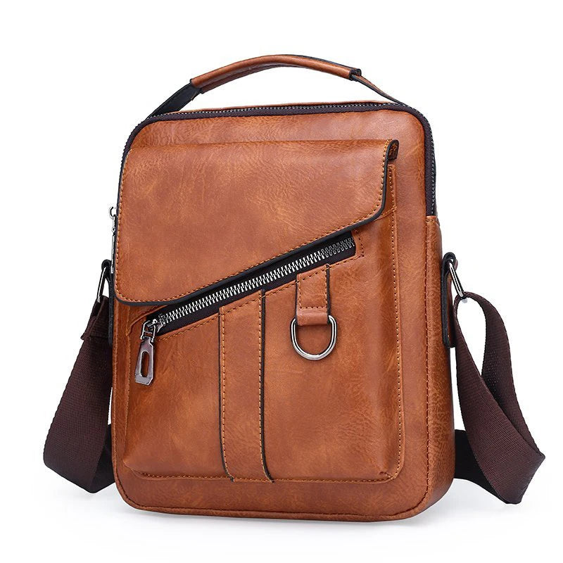 👜 Módní ležérní kožená taška z hovězí kůže pro muže