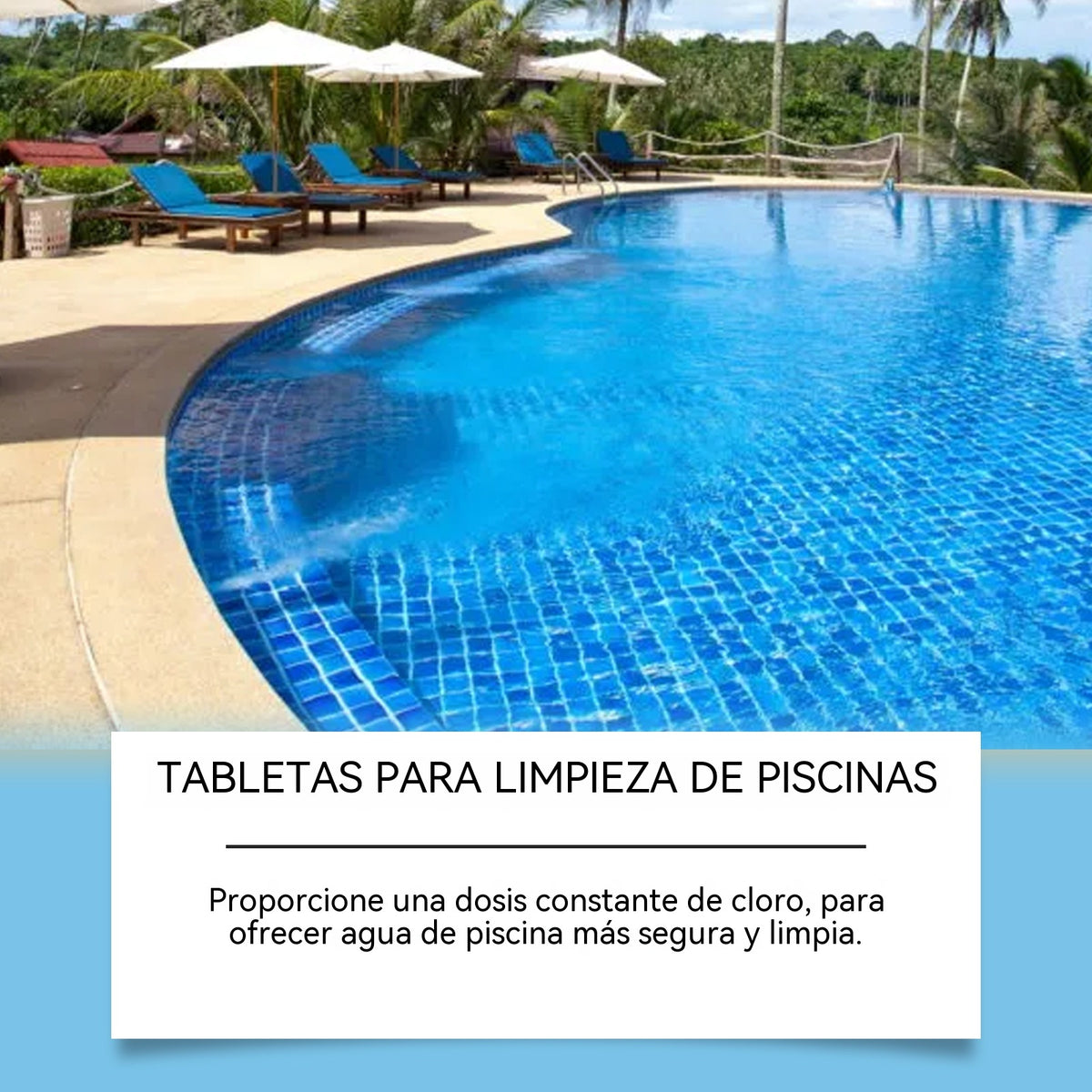 🔥【Compra 1, llévate 1 gratis🏊‍♀️💧Pastillas limpiadoras para piscinas para un agua clara y transparente.