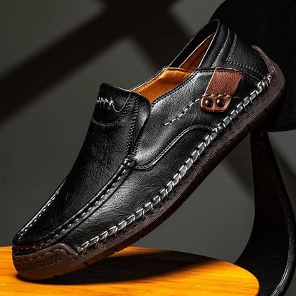 👞Έκπτωση 50%🔥【38-48】Χειροποίητα δερμάτινα μοκασίνια ✅️Πληρωμή κατά την παράδοση