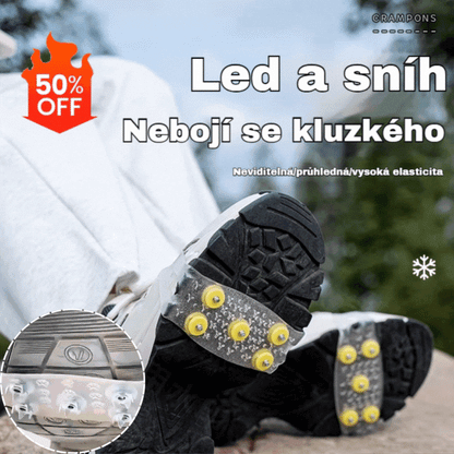 🚶🏔️Kupite jedan, drugi dobijete gratis🔥Nevidljivi protuklizni rukavi za dereze s 5 zubaca, prozirni vanjski rukavi za dereze, pogodni za planinarenje po snijegu, planinarenje, penjanje po stijenama i zimske ledene površine. - 4211181