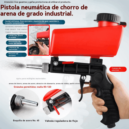【gran venta】Herramientas neumáticas portátiles de chorro de arena