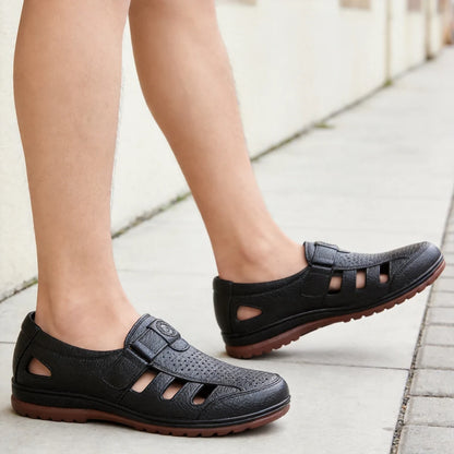 【39-44】🔥2026 Sandalias de cuero transpirables para hombre de verano