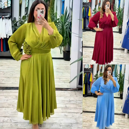 🌈👗【S-5XL】Nové módní šaty, klasický design, elegantní a jednoduché
