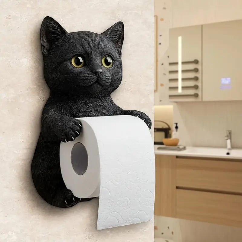 🐱【Kupte 1 a získejte 1 zdarma】Držák toaletního papíru s roztomilým kočičím motivem-4069087
