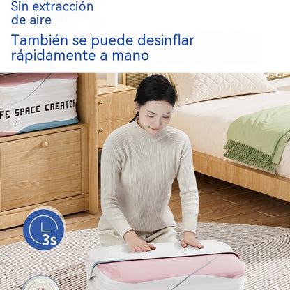 👕📦【5 piezas】Bolsas de compresión para guardar ropa, no requieren vacío, diseño reforzado.