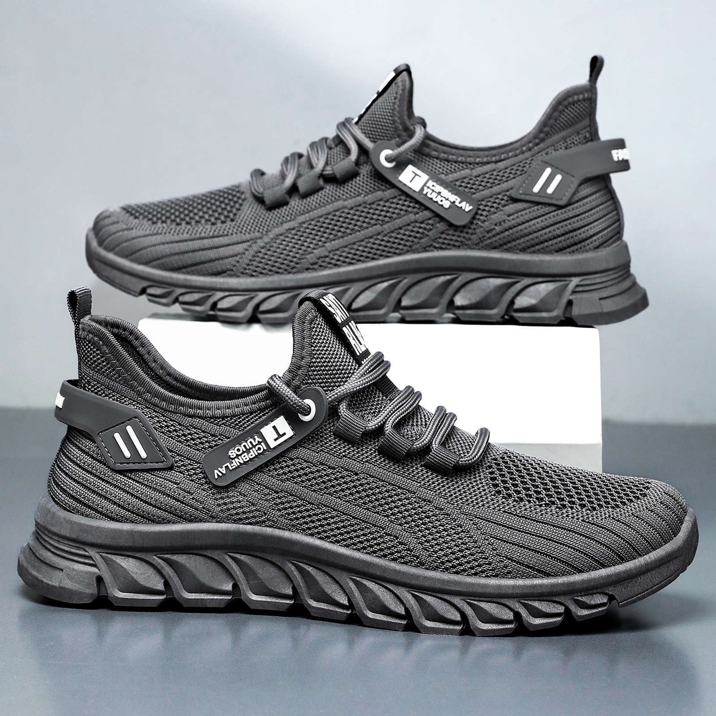 🔥👟【39-44】Zapatillas casuales para hombre - Cómodas, transpirables de malla, antideslizantes y de moda