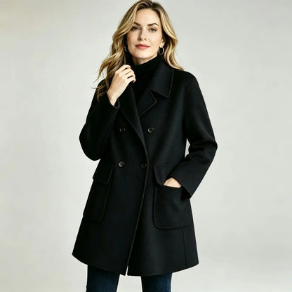 Descuentos especiales del 50 %: abrigo de cachemir de doble cara, nuevo y de alta calidad, para otoño e invierno; ideal para varias temporadas.