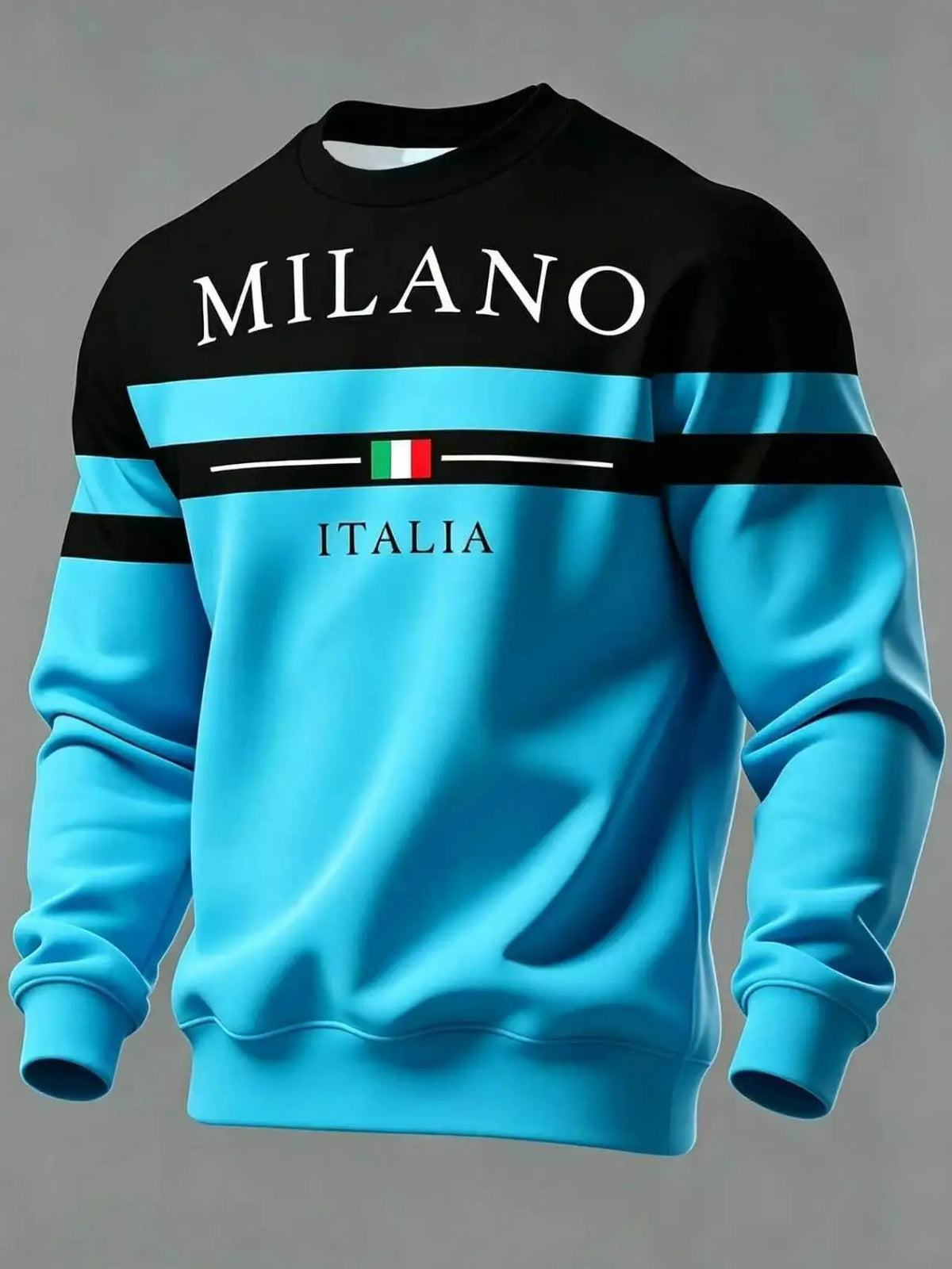✨🌟👕【S-6XL】Pánské mikiny s potiskem „Milano Italia“