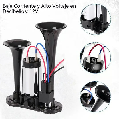 🚗🚂📣Bocina neumática para trenes, camiones y turismos