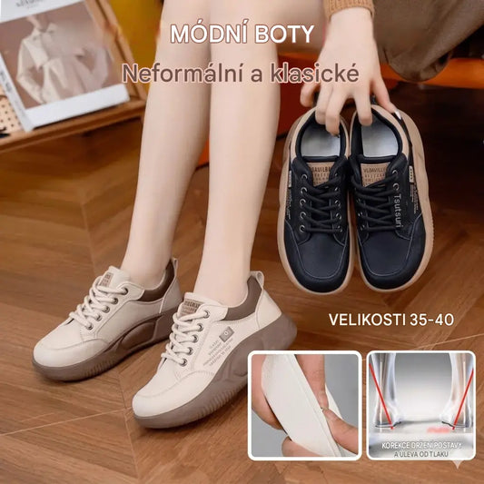 🏆👟【35–40】Moderní volnočasové tenisky s tlustou podrážkou, model 2026