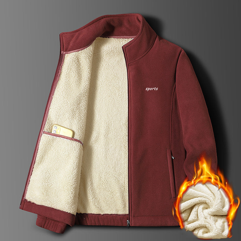 【M-5XL】Nueva chaqueta sherpa gruesa de otoño e invierno para hombre de otoño e invierno