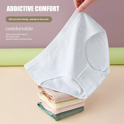 🔥【30% OFF】7 piezas por 25 euros【Tallas M-2XL】Nuevas braguitas premium de algodón de talle alto, impermeables y antibacterianas (colección 2026)-【Para pesos de 35 a 100 kg】