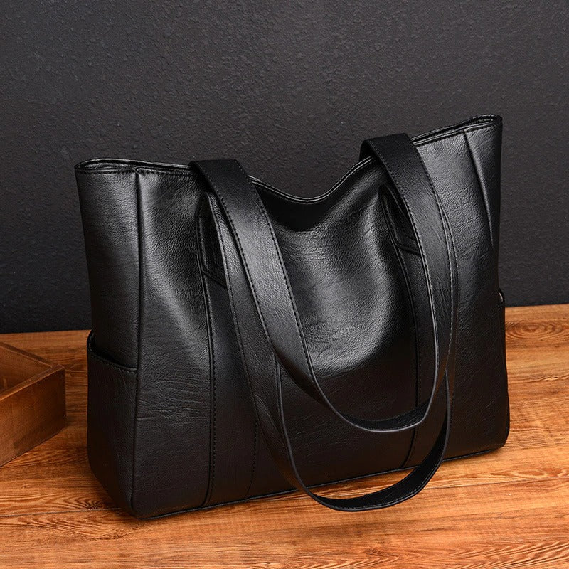 Descuento limitado 50 % 👜 Nuevo bolso bandolera de cuero suave para mujer ✨ Estilo casual, gran capacidad ✨
