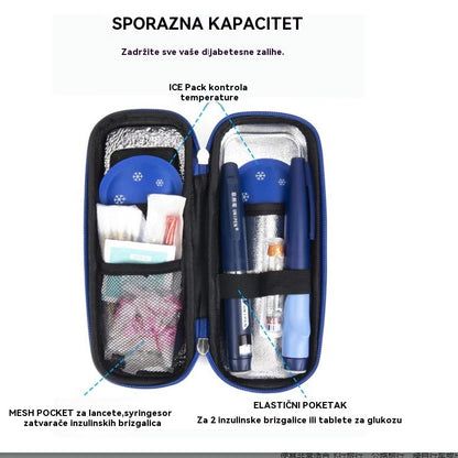 Putna hladnjača za inzulin s prikazom temperature - 4225095