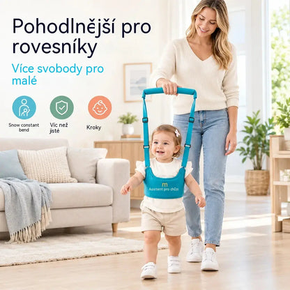 Dětský postroj 2 v 1 – prodyšný, ergonomický a s ochranou proti pádu 👶🚼