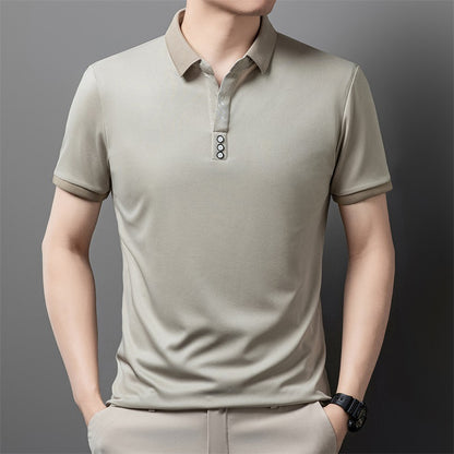 💝😍 Nová pánská polokošile s krátkým rukávem a prodyšnou klopou pro rok 2026