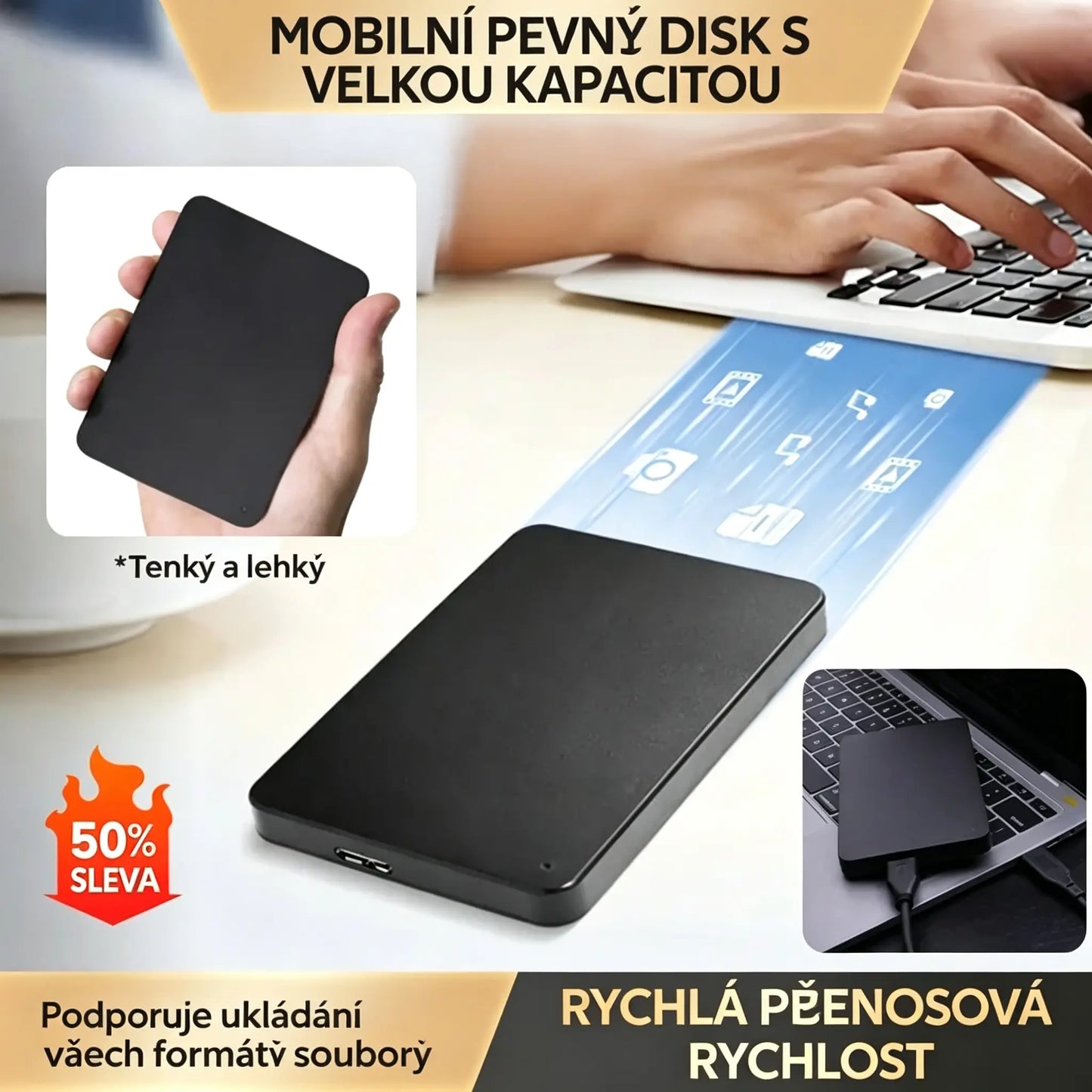 🔥🔥20TB vysokokapacitní mobilní pevný disk