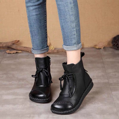 🔥✨【Velikosti 35-40】🌷👢Předobjednávka na začátek podzimu 🎉 Retro boty pro ženy, vyrobené z měkké kůže