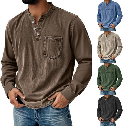 👔 【S-5XL】Męskie, casualowe, modne koszulki na wiosnę/lato