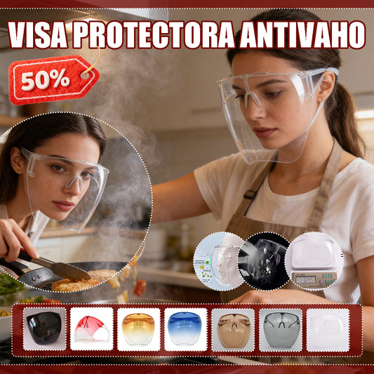 🔥【Compre 1 y obtenga 1 gratis】Protector facial  Protege contra gotas, niebla, viento, ojos, polvo y humos.