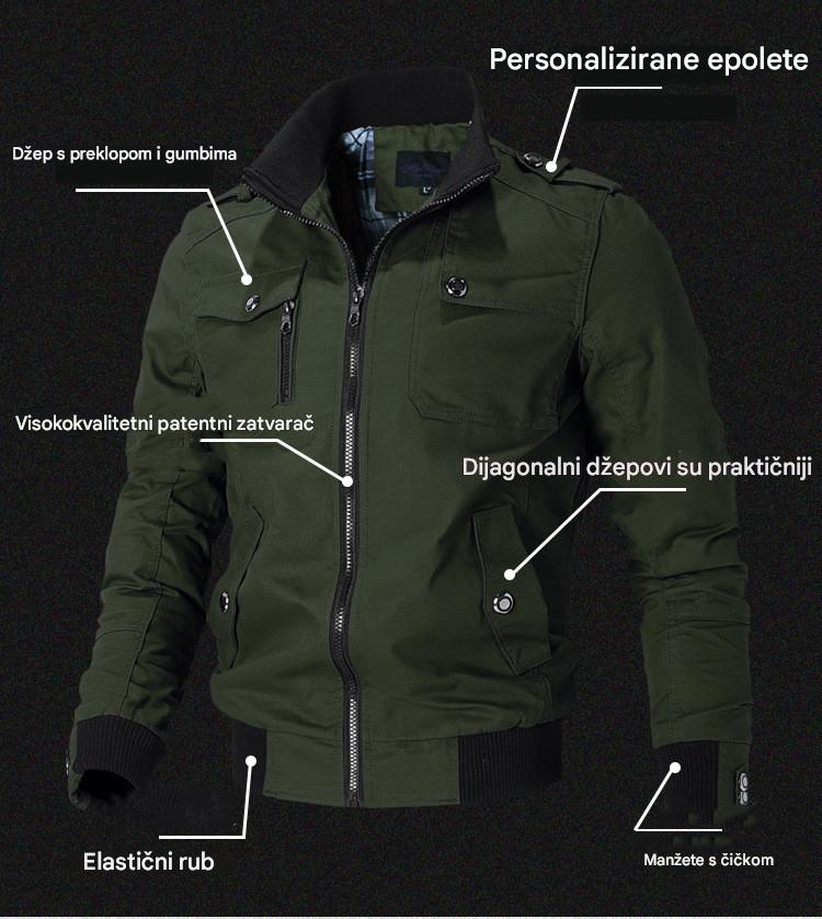 👍🔥 [M-5XL] Nova muška vojna jakna, teška, visokokvalitetna, topla-4171516