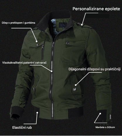 👍🔥 [M-5XL] Nova muška vojna jakna, teška, visokokvalitetna, topla-4171516