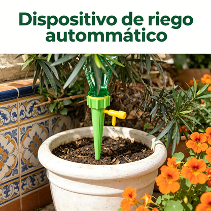 🌺【24 piezas 26€】🌹🍂Sistema de riego por goteo automático, ideal para plantar flores, perfecto para jardines y plantas en macetas.