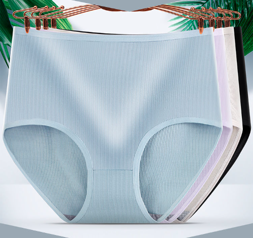 🔥【1 juego de 8】🔥 Ropa interior de mujer de cintura alta