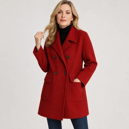 Descuentos especiales del 50 %: abrigo de cachemir de doble cara, nuevo y de alta calidad, para otoño e invierno; ideal para varias temporadas.