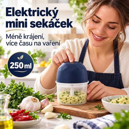 🍅Bezdrátový efektivní elektrický mini sekáček na potraviny⭐