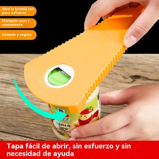 🔥💥【Compra 1 y llévate 2 gratis】🫙 Household Multi-functional Can Opener ✅ Bottle Opener ✅ Pull-tab Can Opener ✅ Lid Opener / 👍 Multiple functions in one