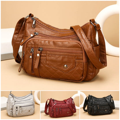 💥👜2026 Νέα τσάντα ώμου/χιαστί μεγάλης χωρητικότητας από μαλακό δέρμα