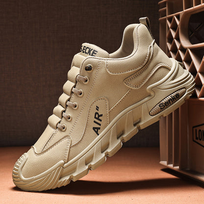 Zapatos casuales impermeables y transpirables para hombre, suela suave, cómodos de llevar.
