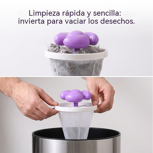 🌀6 piezas 25€✨ Filtro Flotante para Lavadora – Atrapa Pelusas, Cabellos y Pelos de Mascota en Cada Lavado 🧺-4329047